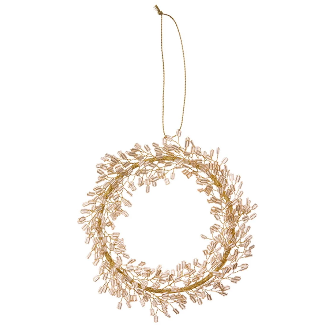 Bungalow Little Beaded Wreath Decoration