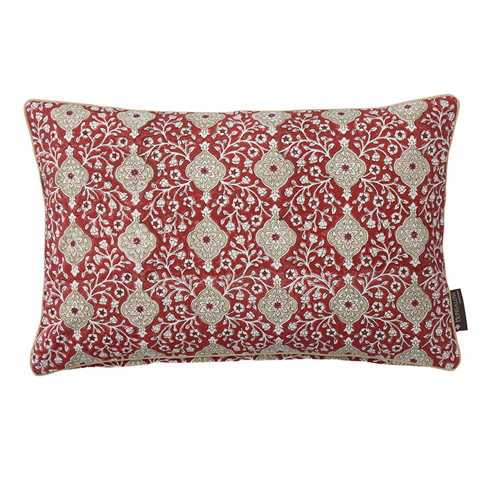 Bungalow Cushion 33x50cm Chameli Raspberry