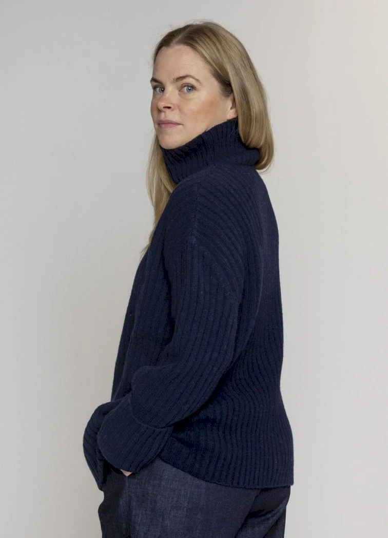 Muse Wear Port Sweater Eco Wool - Navy