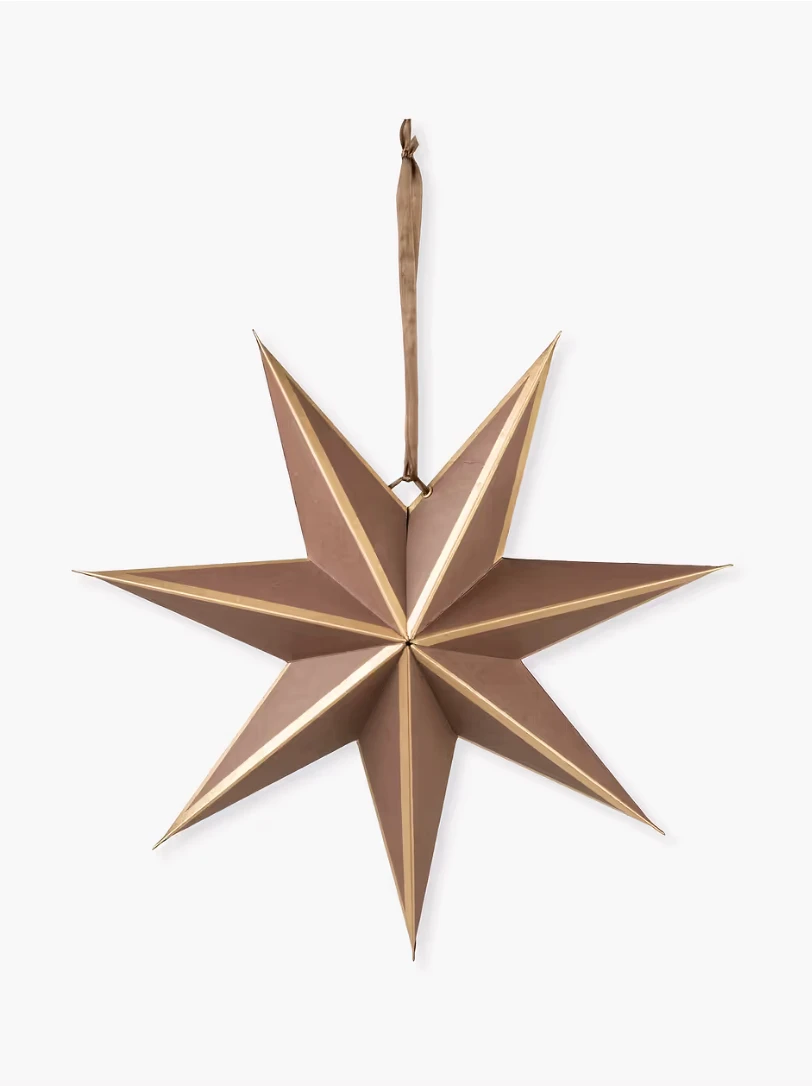 Garden Trading Cocoa & Gold Maddox Christmas Star