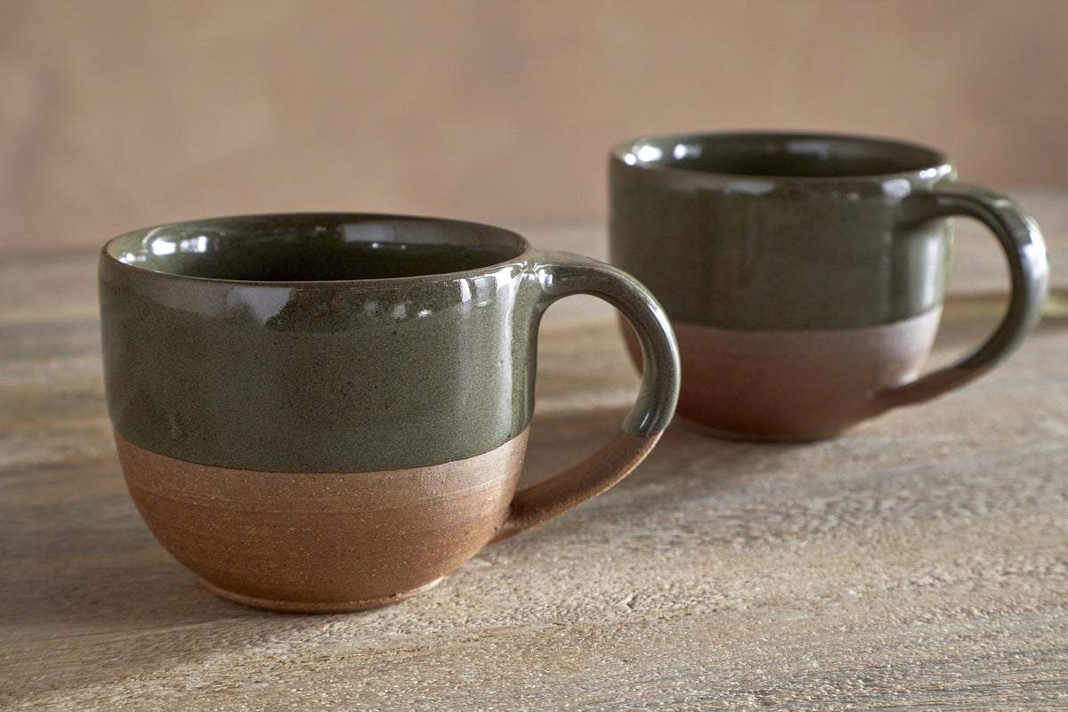 Nkuku Mali Large Mug Singles - Forest Green