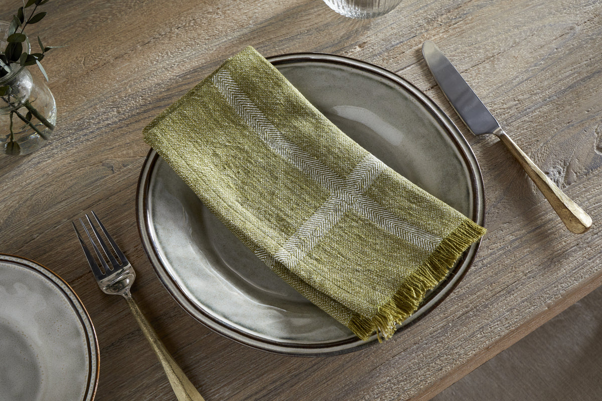 Nkuku Shanta Napkin - Green