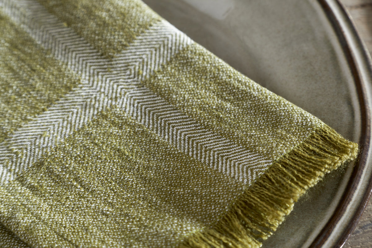 Nkuku Shanta Napkin - Green