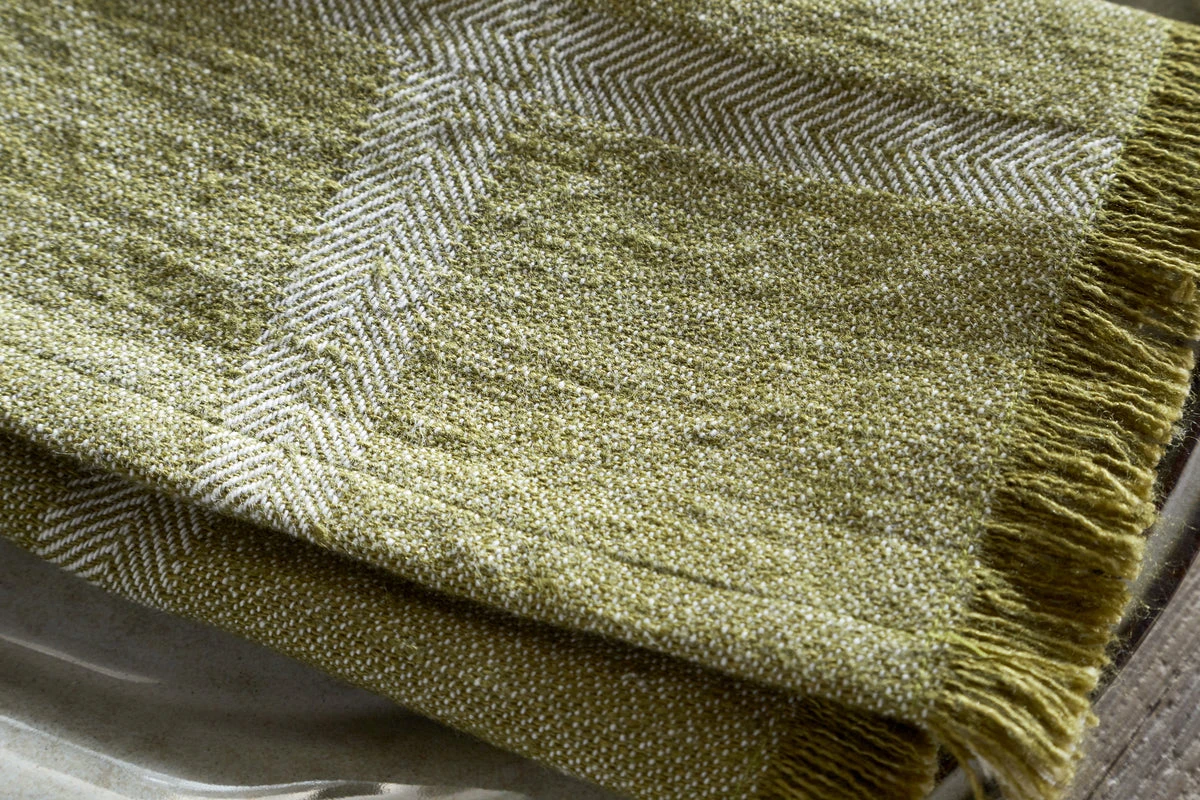 Nkuku Shanta Napkin - Green