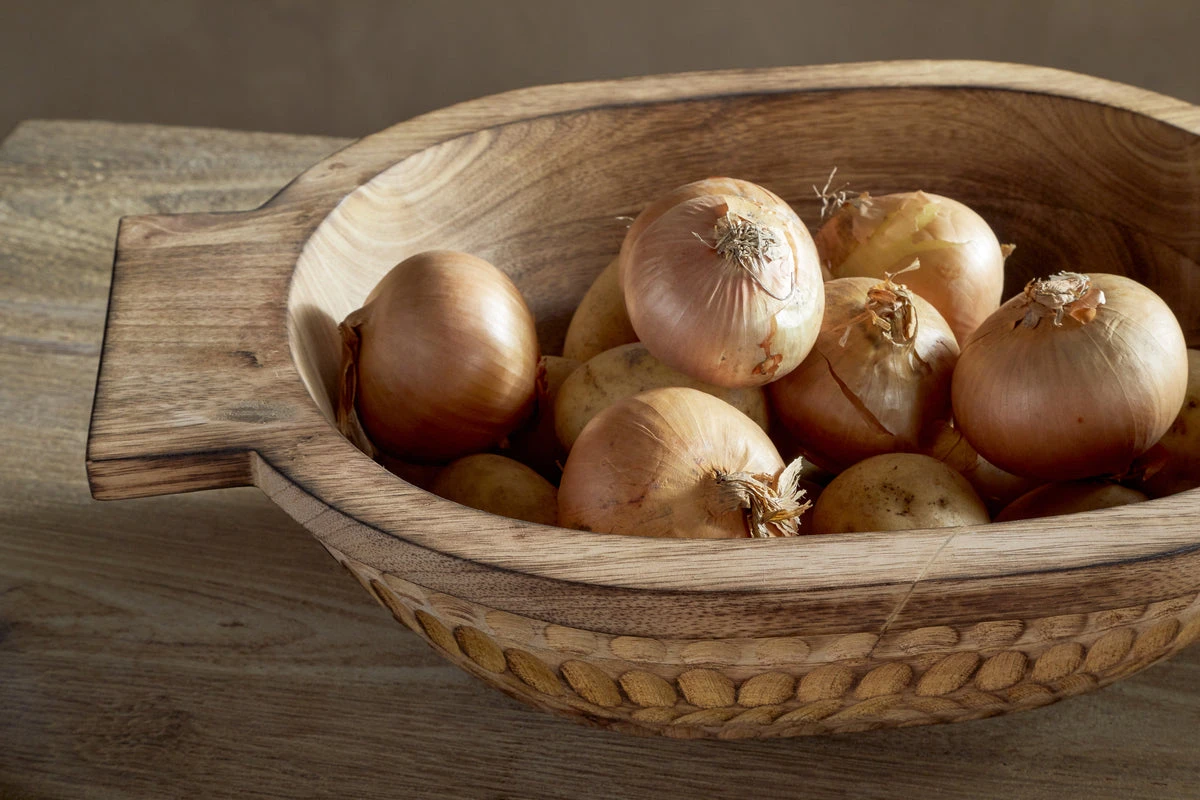 Nkuku Pyaar Serving Bowl - Natural - Large