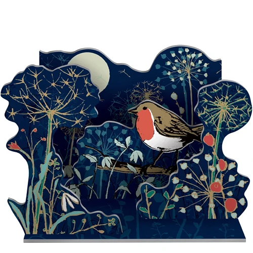 Roger La Borde Winters Tale Christmas Robin Pop & Slot 3D Scene