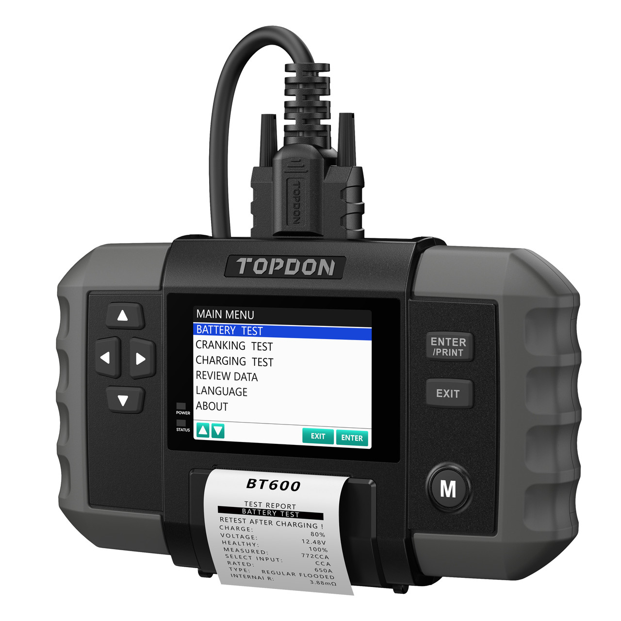 TopDon BT600 12V and 24V Advanced Battery Tester