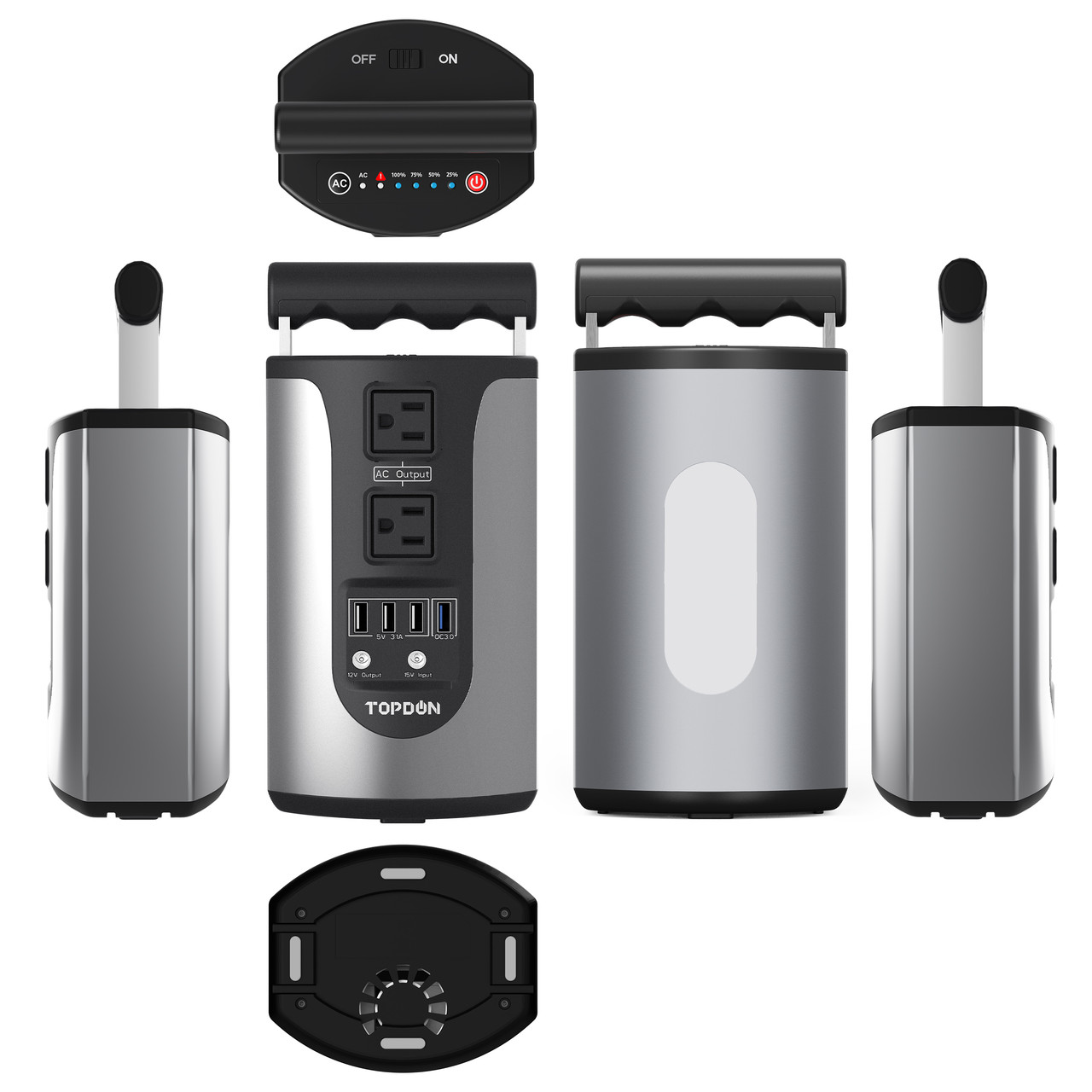 TopDon Hurricano200 Portable Lithium Power Station