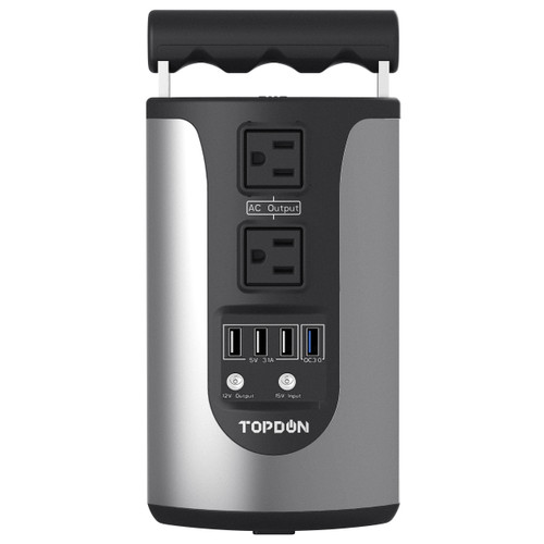TOPDON's Hurricano200 serves as a portable lithium power station specially designed for charging low-level electronic devices (<200W) with safe, efficient, and stable 200W pure sinewave supply.​ This is the ideal power-to-go tool for home use, camping, fishing, and other outdoor activities. The H200 helps you be prepared for natural disasters such as hurricanes, earthquakes, and power outages. ​It features multi-use outputs designed for laptops, phones, mobile, car fridges, air pumps, and more, simultaneously powering up to 7 devices.