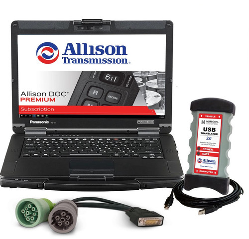 Allison DOC Transmission Full Factory Diagnostic Toughbook Premium Dealer Kit
