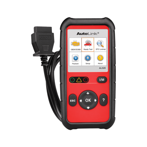 The AutoLINK AL529 can read/erase current, pending and permanent trouble codes, query Freeze Frame data and features a one-click I/M Readiness (Emissions) Status key to instantly see if your vehicle will pass emission inspection.

It is a more advanced tool with the ability to also view Mode 6 data, displaying the results of onboard emissions-related tests including O2, On-Board and Component tests. Mode 6 data can also be accessed.

The AL529 also enables the technician to not only view Live Data but also store and replay it.