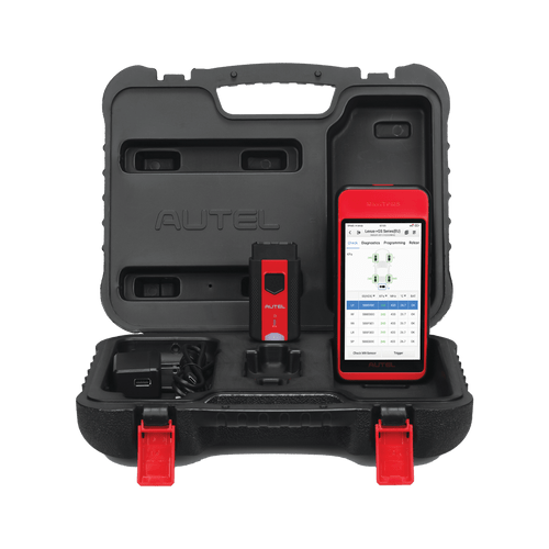 The ITS600 can activate, read and relearn all known sensors, perform an all vehicle systems diagnostics and perform four common maintenance services.