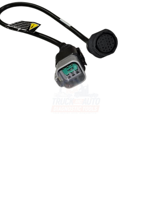 This 6-pin cable is used for the diagnosis of BOBCAT Tier 4 engines on excavators and skid-steer loaders. It is compatible with TEXA diagnostic tools, such as the IDC5 and Navigator. The cable is easy to use and provides a reliable connection for accurate diagnostics.