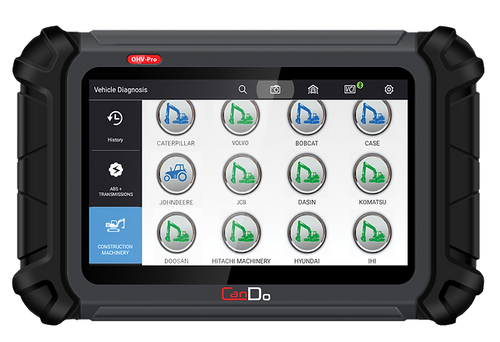 The CanDo OHV Pro is a powerful and versatile scan tool that can diagnose and repair a wide range of off-highway vehicles, including loaders, dozers, excavators, and more. It features an 8" touchscreen tablet with Bluetooth connectivity, and it comes preloaded with software for the most popular off-highway equipment manufacturers. The CanDo OHV Pro also includes a one-year software subscription, so you can always stay up-to-date on the latest diagnostic features.  Here are some of the key features of the CanDo OHV Pro:  Covers over 200 makes and models of off-highway equipment Performs a wide range of diagnostic tests, including read and clear codes, live data, and bi-directional controls Includes a one-year software subscription 8" touchscreen tablet with Bluetooth connectivity IP67 water and dust resistant If you are looking for a powerful and versatile diagnostic tool for your off-highway vehicles, the CanDo OHV Pro is the perfect solution.  Here are some additional keywords that you can include in your meta description:  off-highway diagnostic tool off-highway scan tool loader diagnostic tool dozer diagnostic tool excavator diagnostic tool agricultural diagnostic tool construction diagnostic tool mining diagnostic tool CanDo OHV Pro Cando International
