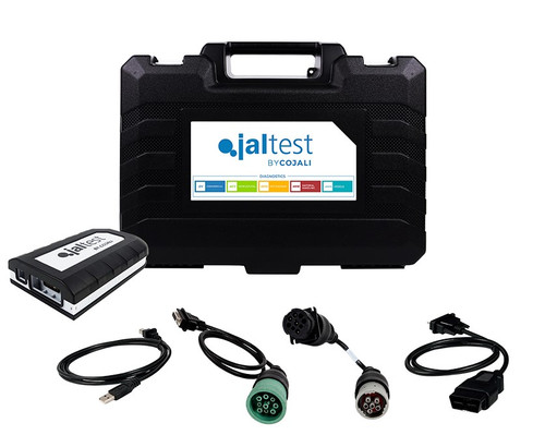 The multi-brand and multi-system diagnostics tool Jaltest Diagnostics has been designed and developed to carry out the most advanced tasks of diagnostics and vehicle maintenance, in a simple and intuitive way.

It provides coverage for commercial vehicles, trucks, buses, trailers and light vehicles, as well as for agricultural machinery, OHW machinery, material handling equipment and vessels.

More than 25,000 workshops around the world already have Jaltest Diagnostics.

Find out all its advantages.

MORE THAN DIAGNOSTICS
MORE THAN DIAGNOSTICS
With Jaltest Diagnostics, you will have access to a wide range of functionalities that will easily lead you during the whole repair process. We have the best diagrams and technical information on the market.

CONSTANT INNOVATION
CONSTANT INNOVATION
The software includes 3 updates per year where new brands, models and systems are added for your workshop to remain in the vanguard of the sector.

WORKSHOP MANAGEMENT MODULE
WORKSHOP MANAGEMENT MODULE
With the GRP module, you will reduce the time invested in bureaucracy. Moreover, you will be able to manage work orders, repair times, customer data and vehicle data in an agile and easy way.

TOTALLY CONFIGURABLE
TOTALLY CONFIGURABLE
Jaltest Diagnostics offers as much customisation as you could possibly image. Enter our configurator and select your needs, vehicle type and desired coverage and we will show you the ideal hardware and software kit for you.

WIDE COVERAGE
WIDE COVERAGE
With one single tool, you will be able to perform diagnostics tasks in all types of heavy-duty vehicles and multitude of brands, models and systems. Get to know all our diagnostics capabilities in our “Coverage” section.

THE BEST AFTER SALES SERVICE
THE BEST AFTER SALES SERVICE
Do you have any questions during the repair process? We offer specialised technical assistance and customer service to help you continue and avoid wasting a single minute.With one single tool, you will be able to perform diagnostics tasks in all types of heavy-duty vehicles and multitude of brands, models and systems. Get to know all our diagnostics capabilities in our “Coverage” section.