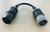 The 88890257 adapter cable enables connection to Volvo and Mack vehicles with a 6-pin diagnostic connector. It adapts a 9-pin cable to the vehicle’s 6-pin port and is compatible with communication units 88890020, 88890180, 88890300, and 88894000.