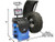 Introducing the Atlas® Wheel Balancer with Hood—an advanced solution for precise wheel balancing in professional tire shops. Packed with features and benefits, this computer-controlled motorized spin balancer offers exceptional accuracy and reliability, making it an essential tool for automotive service providers.