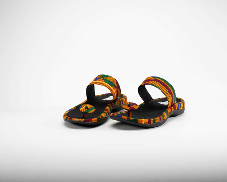 Dela Conversation Starter Kente Print Sandal With Arch Support For Women Vegan Dela Conversation Starter Kente Print Sandal With Arch Support For Women 60 Kwame 916 47510.1630248135