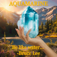 Be Like Water - Aquamarine. March's Birthstone