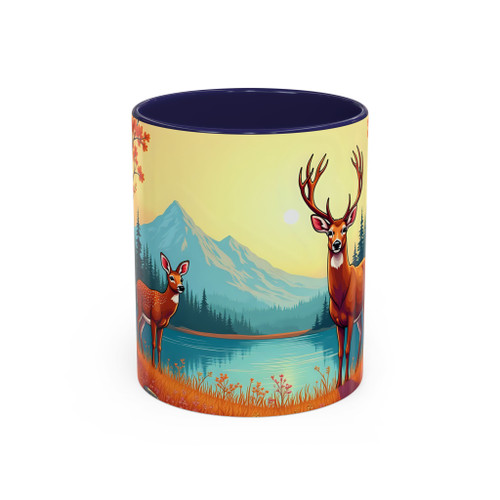 Whitetail Forest Accent Mug 11oz or 15oz