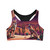 Full Moon & Coyotes Sedona Desert Skyline Seamless Sports Bra