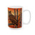 Owl You Need is Wisdom | Great Horned Owl Fall Forest | Ceramic Mug in 11oz or 15oz