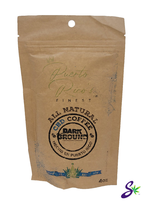 Puerto Rican Dark Ground Coffee CBD Infused 280mg