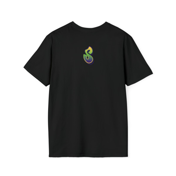 Shmacked Streetwear Green Logo Softstyle Black/Yellow/Grey T-Shirt