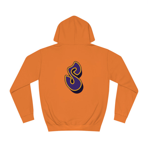 Shmacked Streetwear Purple and Yellow Logo Orange Hoodie