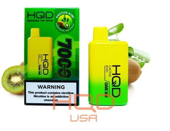  HQD Cuvie Bar 7000 Puffs|18ML Pre-Filled Nic Salt Rechargeable Disposable 
