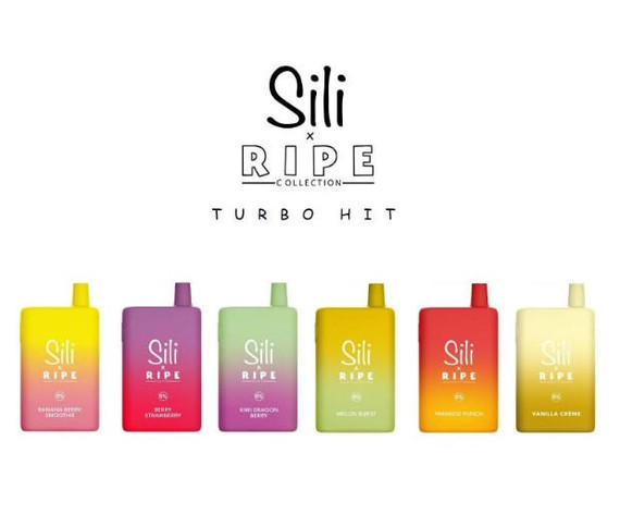 Buy SILI X RIPE TURBO HIT 6000 Puffs Prefilled Nicotine Disposable Vape Device