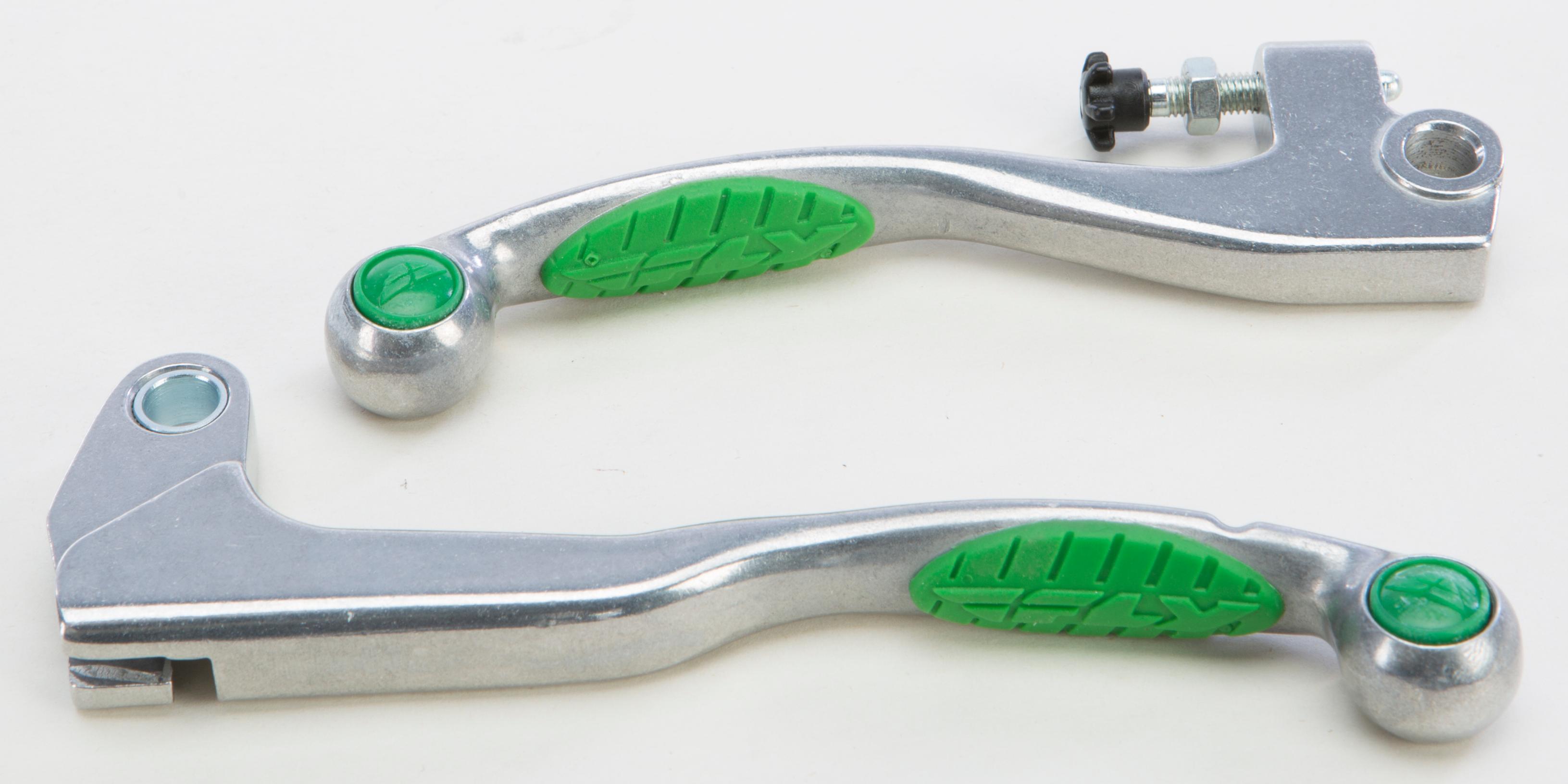 Fly Racing - FLY RACING Oem Grip Lever Set (Green) 204-040 - 204-040