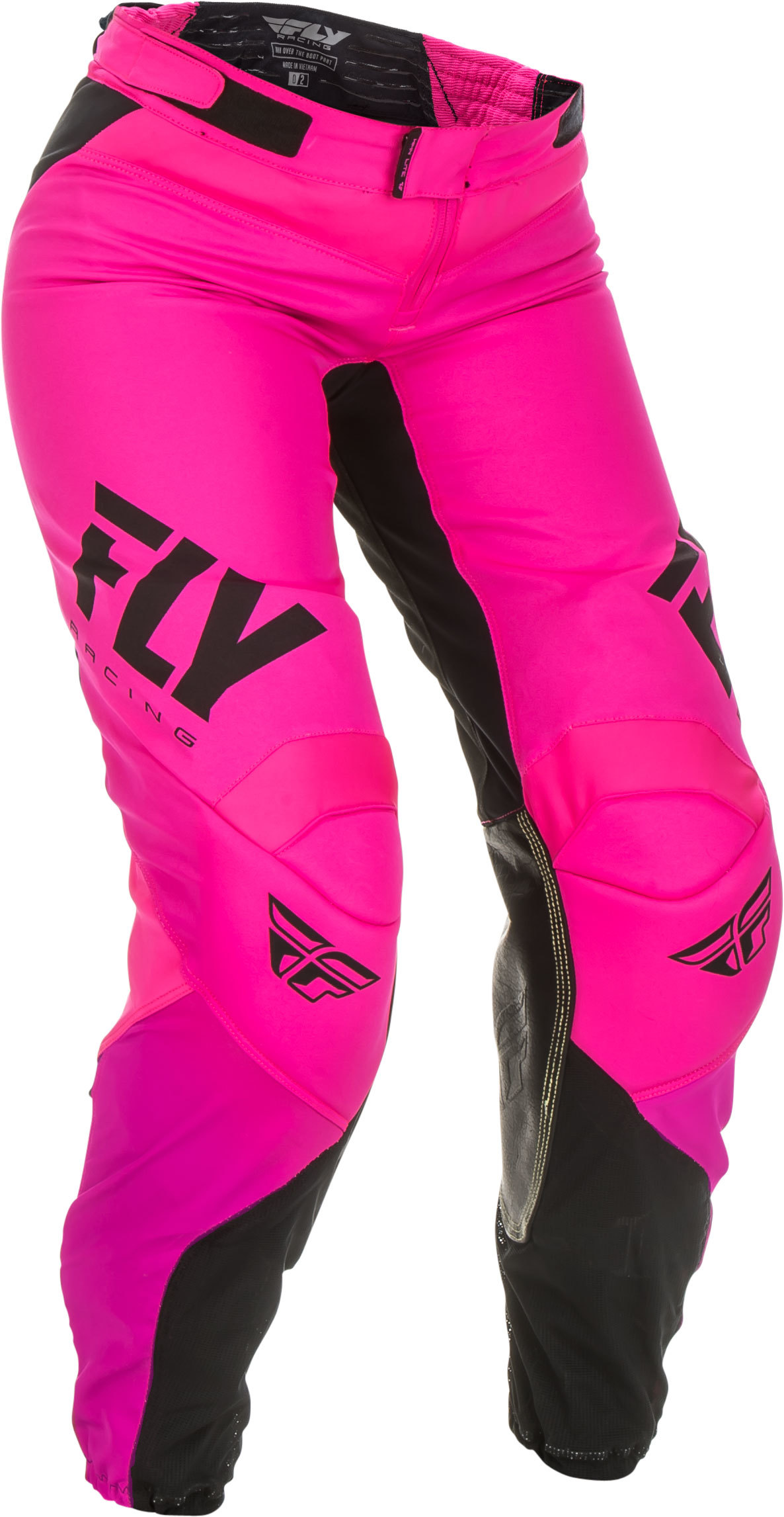 Fly Racing - Women's Lite Race Pants Neon Pink/black Sz 15/16 - 372-63809