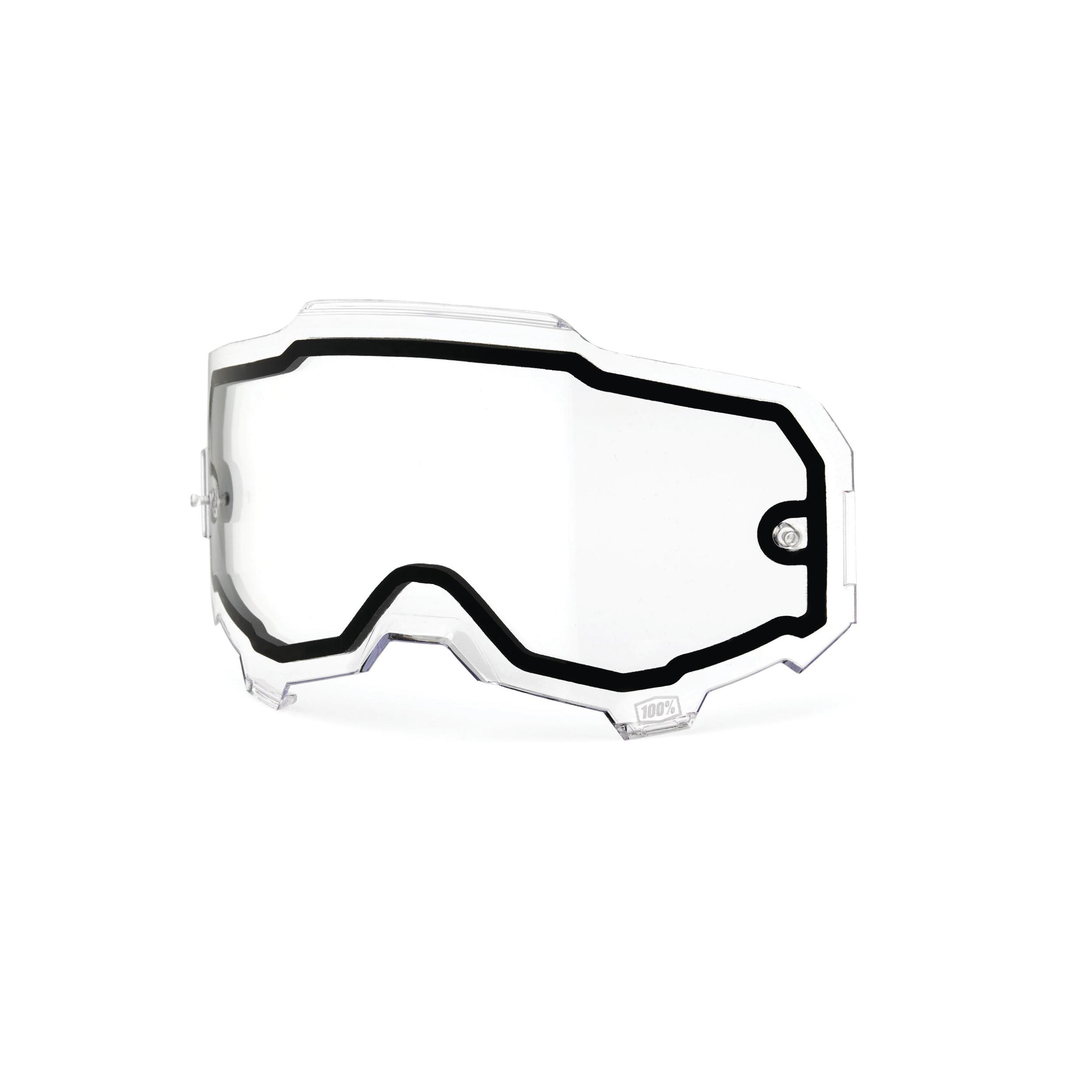 100% - Armega Dual Dual Pane Clear Lens - 59051-00001