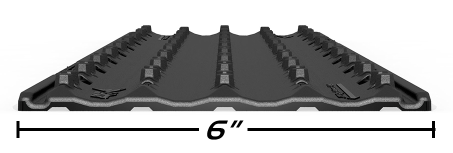 Caliber - Lowpro Grip Glides Narrow 6" 1 Piece Replacement - CR0152
