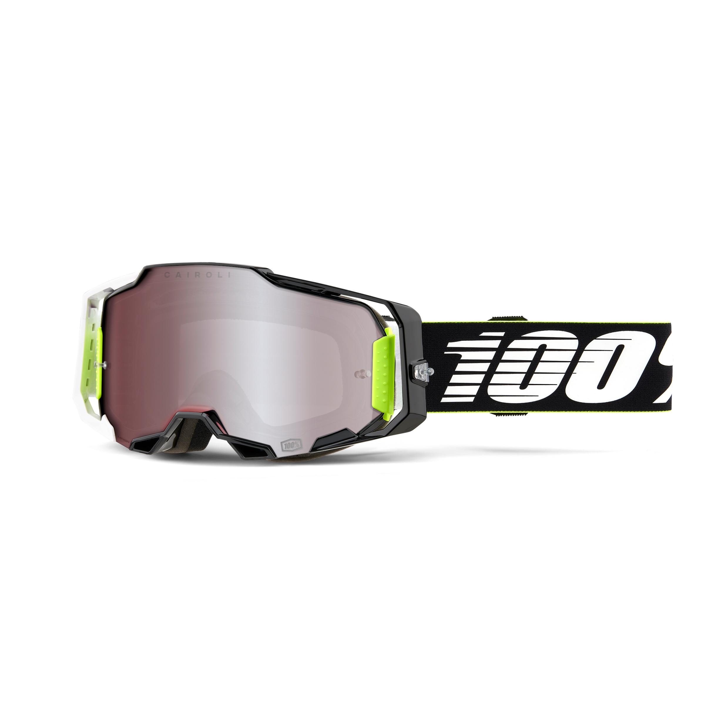 100% - Armega Hiper Goggle Racr Mirror Silver Lens - 50003-00007