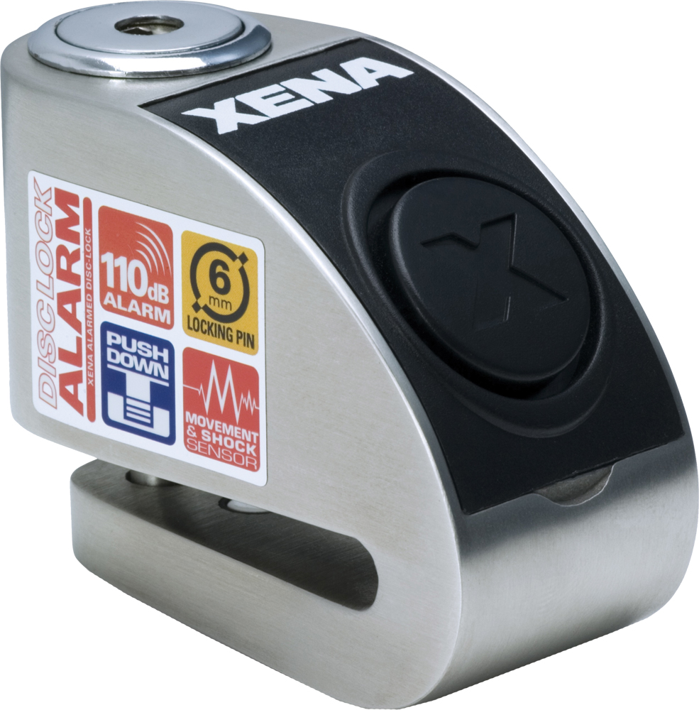 Xena - Xzz6l-ss Alarm Disc Lock Stainless Steel - XZZ6L-SS