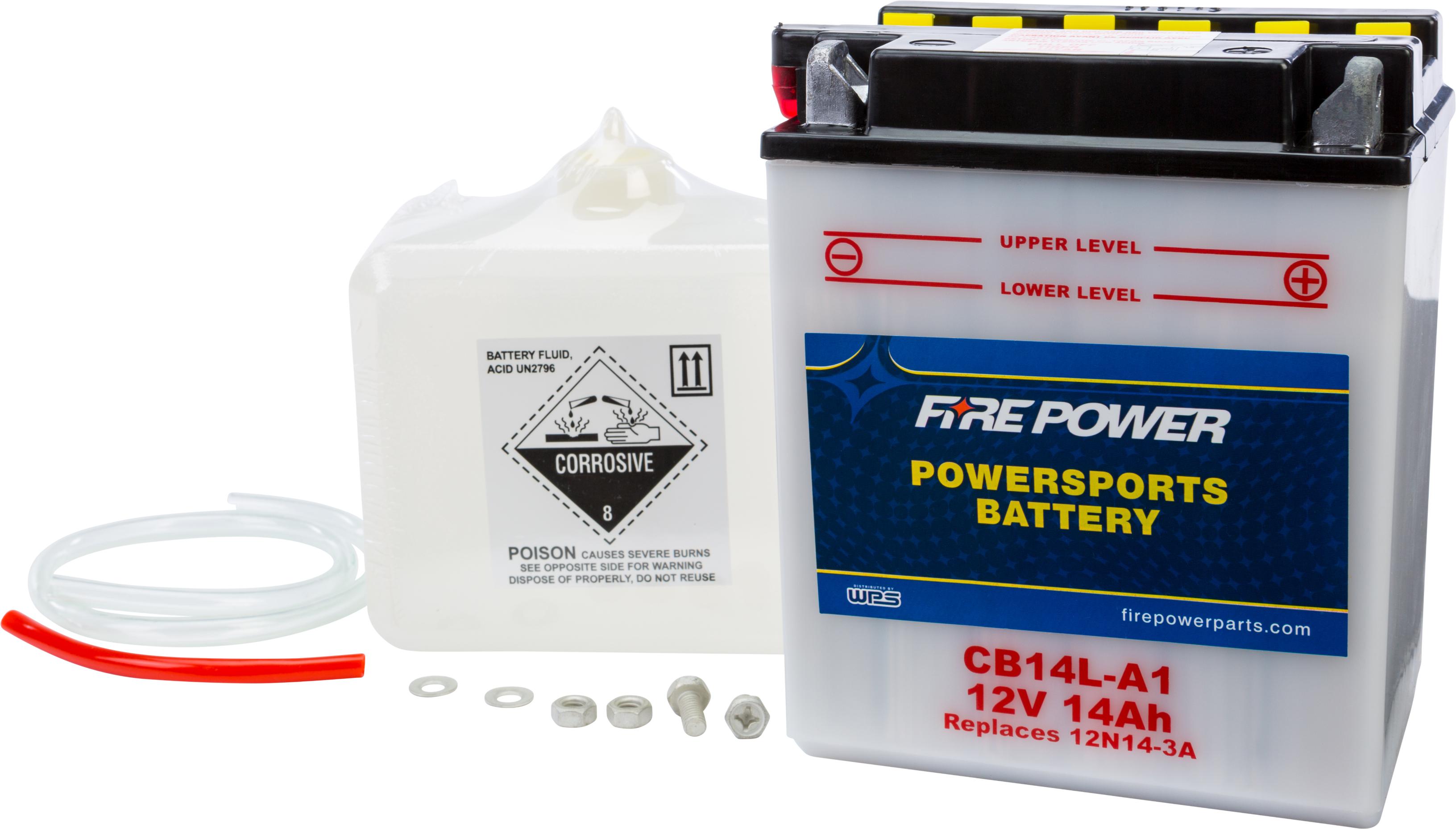 Fire Power - Battery W/acid Cb14l-a1 12v Heavy Duty - CB14L-A1