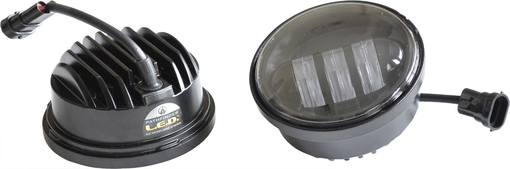 Pathfinder - 4.5" Led Passing Lamps Black High Definition - HDPL2B