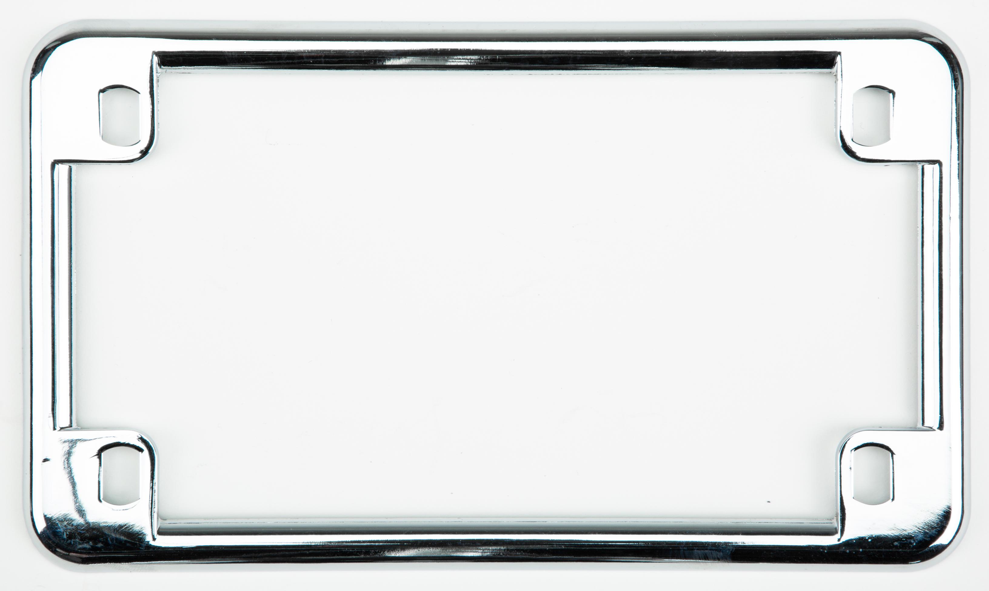 Chris Products - License Plate Frame Chrome - 600