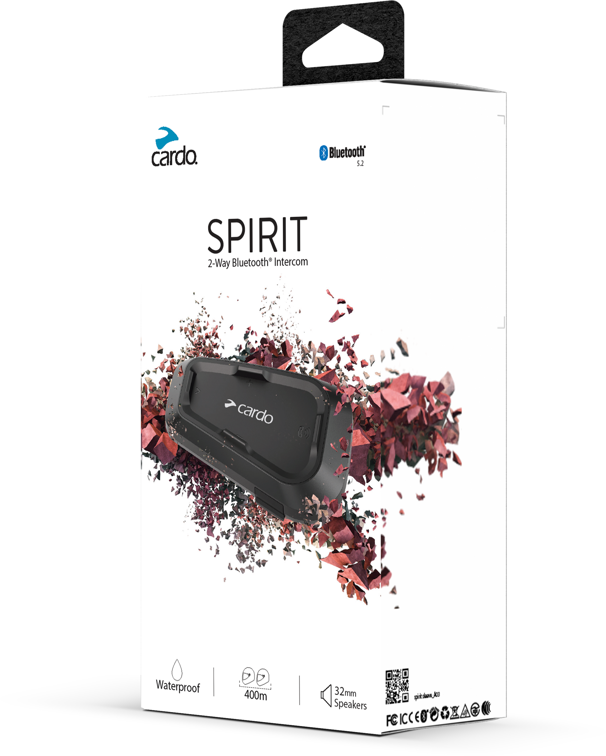 Cardo - Spirit Bluetooth Headset Single - SPRT0001