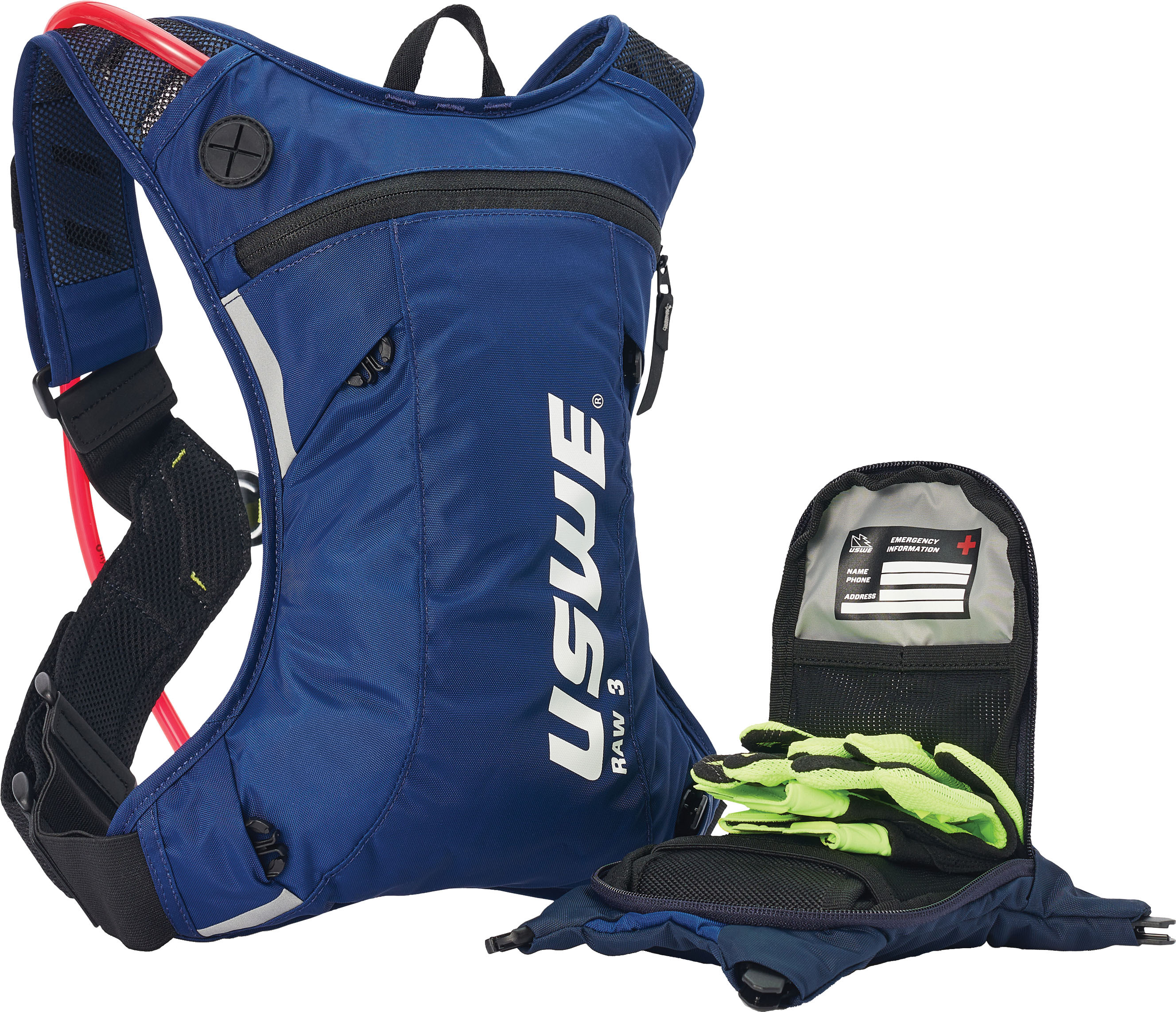 Uswe - Raw 3 Factory Blue 2.0l Hydration Pack Pnp Tube - 2033439