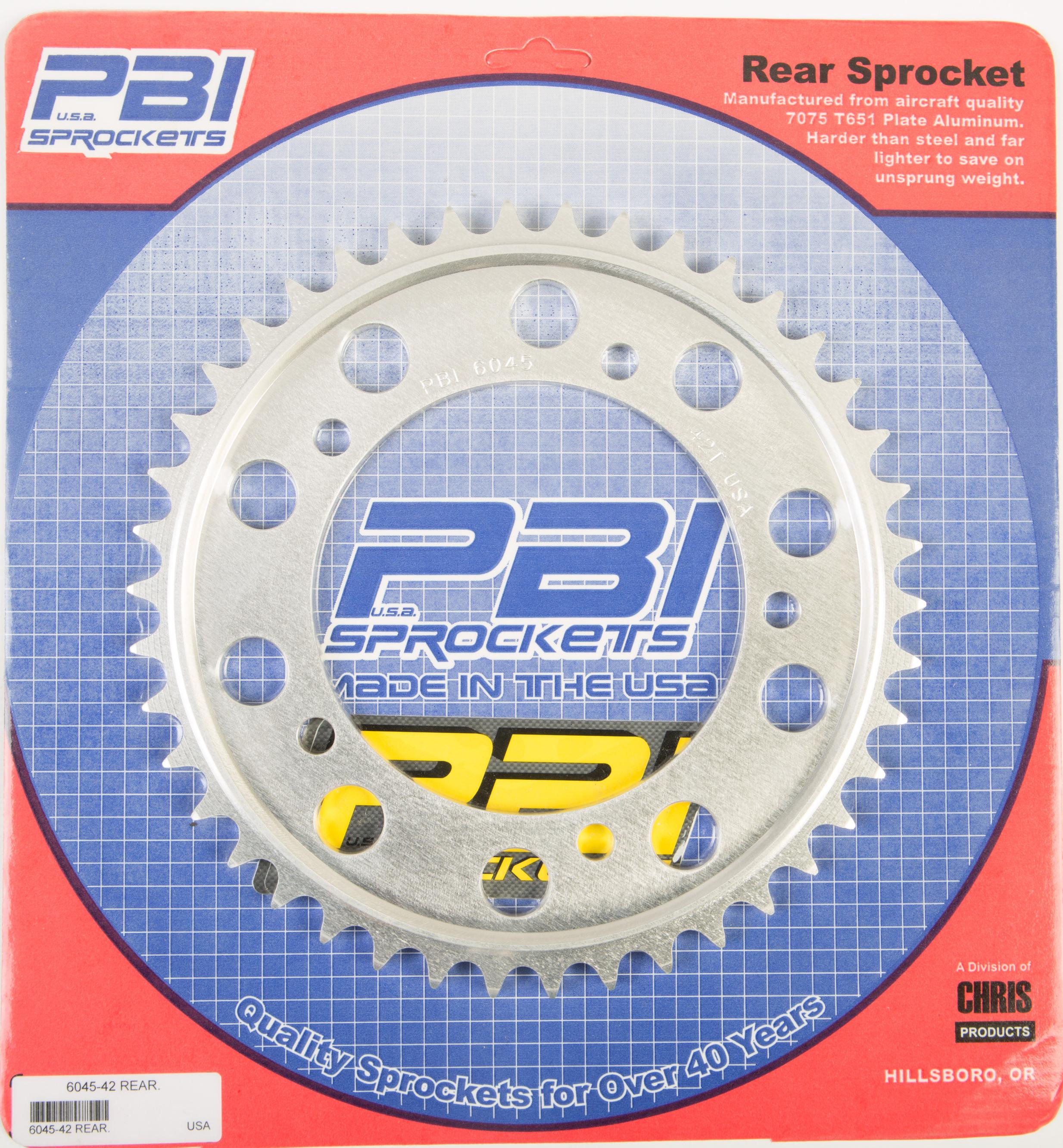 Pbi - Rear Sprocket Aluminum 45t-525 Suz - 6045-45-4