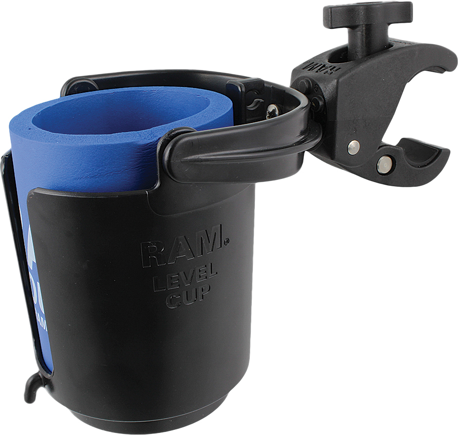 Ram - Tough-claw Mount W/self-leveling Cup Holder - RAM-B-132-400