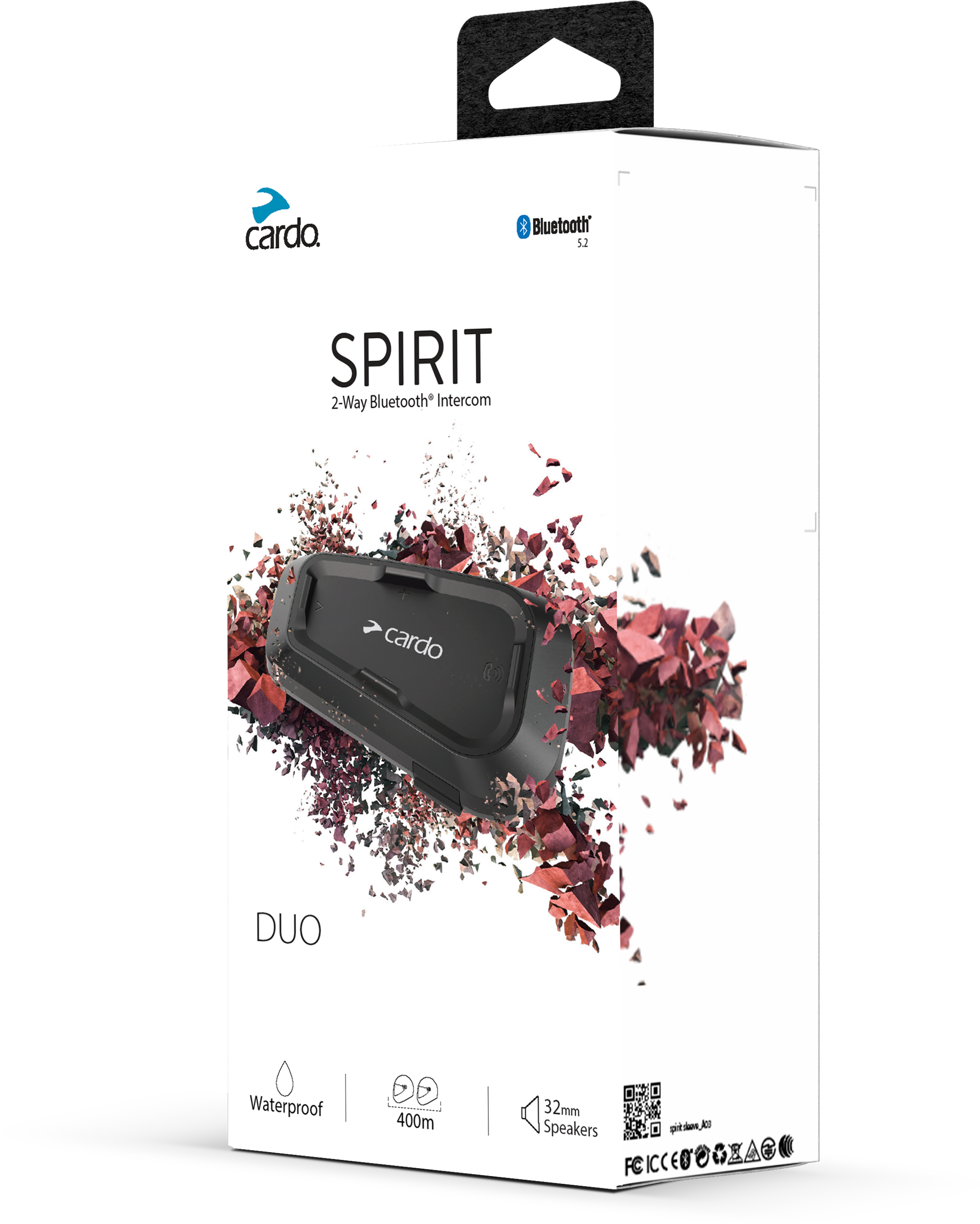 Cardo - Spirit Bluetooth Headset Duo - SPRT0101