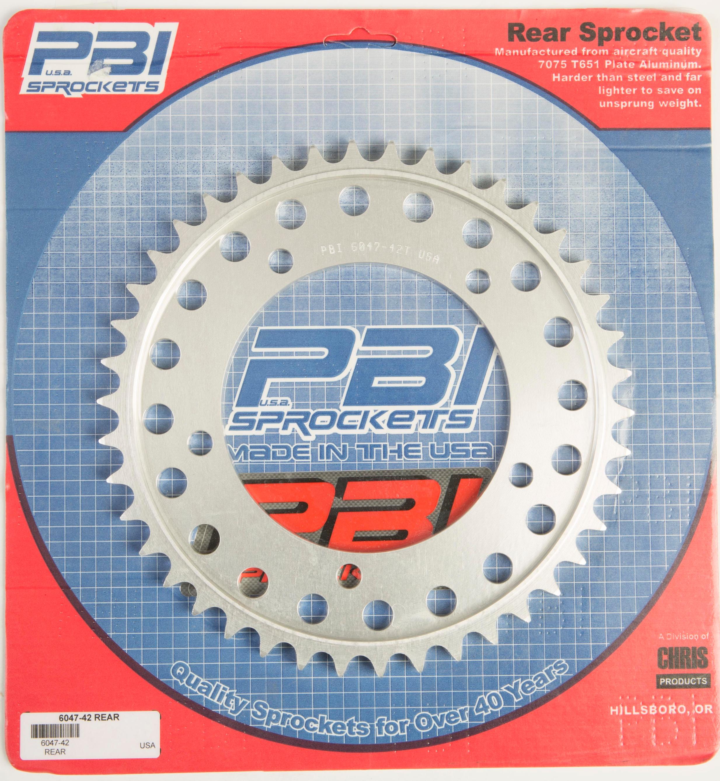 Pbi - Rear Sprocket Aluminum 42t-530 Suz - 6047-42-5