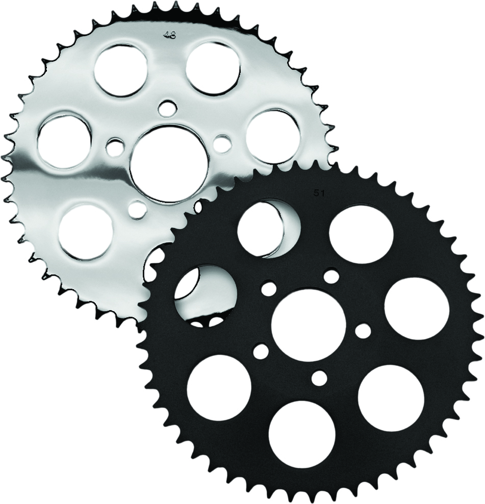 Harddrive - Chrome Rear Sprocket 46t Big Twin 00-13 - 201650