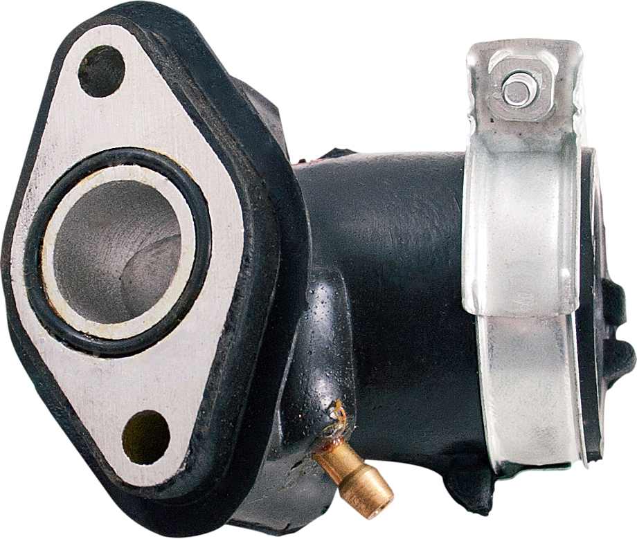 Mogo Parts - Gy6 4-stroke Intake Manifold 27mm 50cc Single Vacuum Port - 05-0217