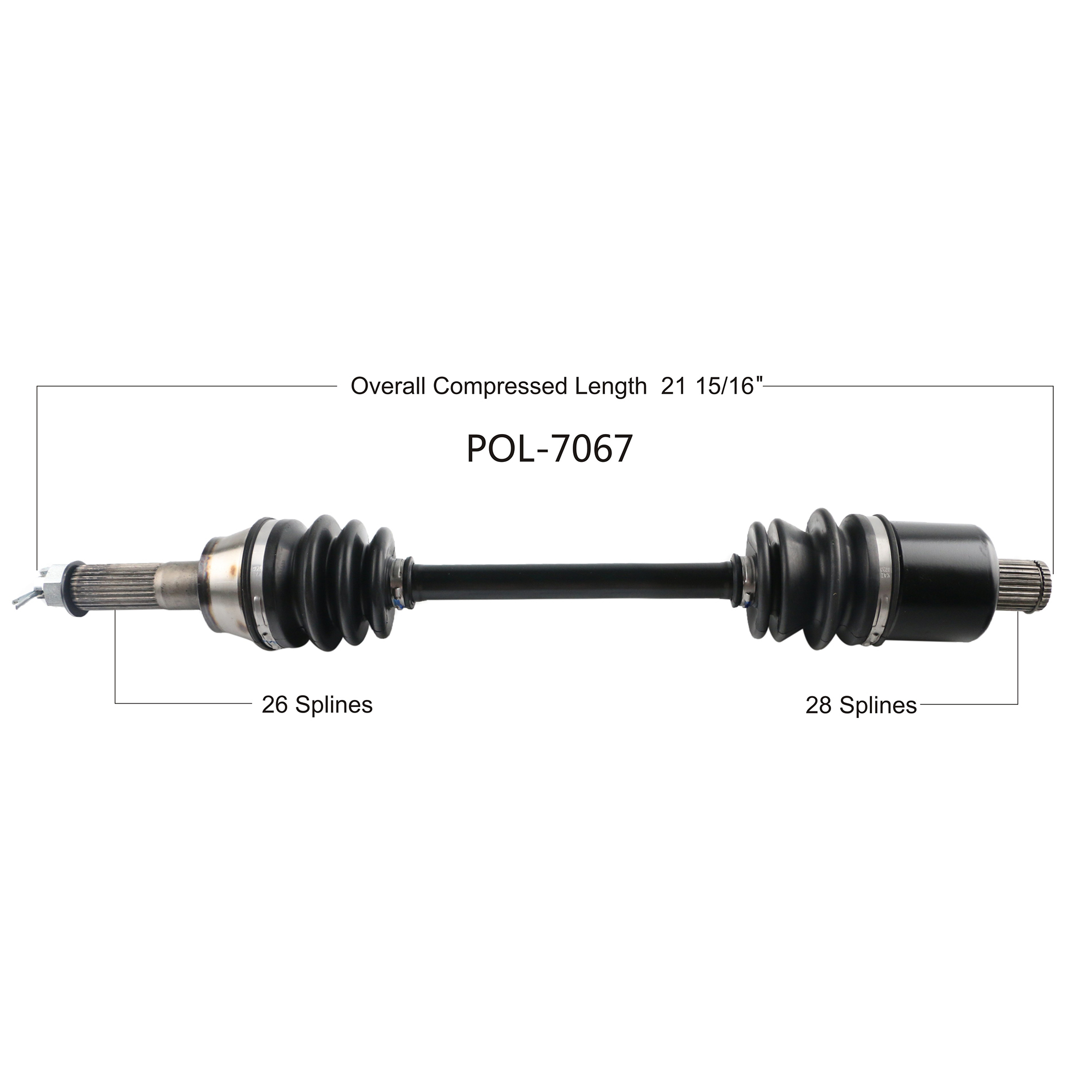 Open Trail - Oe 2.0 Axle Rear - POL-7067