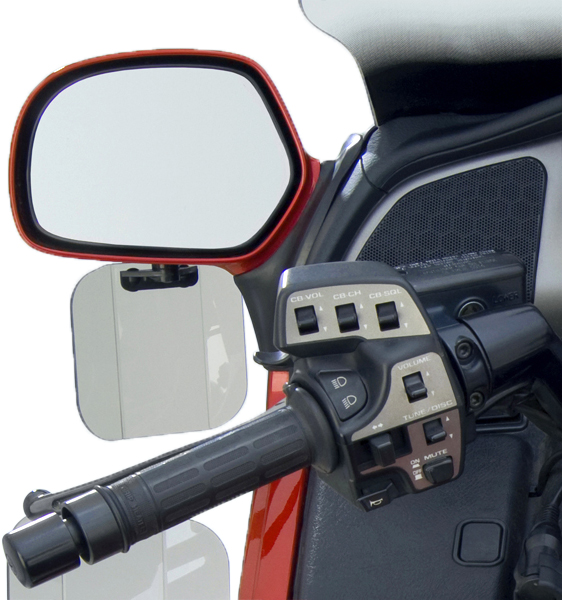 National Cycle - Wing Deflectors Mirror Mount Light Smoke - N5110